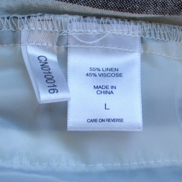 Soho New York & Company Jean | White and Dark Gray Trousers - Picture 3 of 4